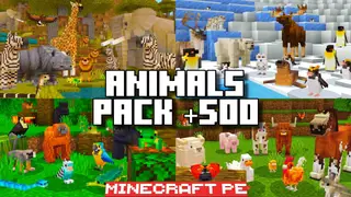 Animal Pack 500+ Addon (26.x, 1.21) – MCPE/Bedrock Mod