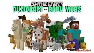 DUziCraft – BabyMobs Resource Pack (1.21.1, 1.20.1) – Texture Pack