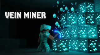 Racingraftaar's Vein Miner Addon (26.x, 1.21) – MCPE/Bedrock Mod