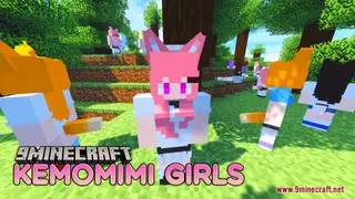 Kemomimi Girls Resource Pack (1.21.1, 1.20.1) – Texture Pack