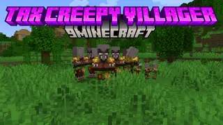 Tax Creepy Villager Resource Pack (1.21.1, 1.20.1) – Texture Pack