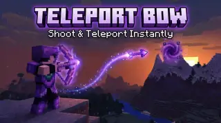 Teleport Bow Addon (26.x, 1.21) – MCPE/Bedrock Mod