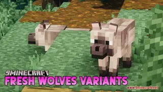 Fresh Wolves Variants Resource Pack (1.21.1, 1.20.1) – Texture Pack