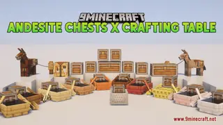 Andesite Chests + Crafting Table Resource Pack (1.21.1, 1.20.1) – Texture Pack