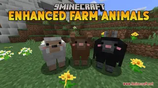 Enhanced Farm Animals Resource Pack (1.21.1, 1.20.1) – Texture Pack