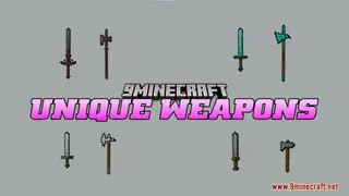 Unique Weapons Resource Pack (1.21.1, 1.20.1) – Texture Pack