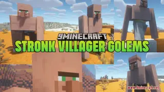 Stronk Villager Golems Resource Pack (1.21.1, 1.20.1) – Texture Pack