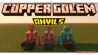 Copper Golem Anvils Resource Pack (1.21.1, 1.20.1) – Texture Pack