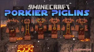 Porkier Piglins Resource Pack (1.21.1, 1.20.1) – Texture Pack