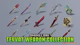 Teyvat Weapon Collection Resource Pack (1.21.1, 1.20.1) – Texture Pack