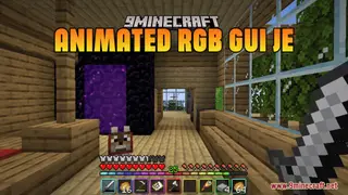 Animated RGB GUI JE Resource Pack (1.21.1, 1.20.1) – Texture Pack