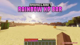 Rainbow XP Bar Resource Pack (1.21.1, 1.20.1) – Texture Pack
