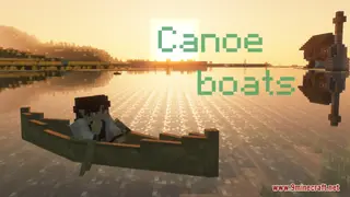 Canoe Boats Resource Pack (1.21.1, 1.20.1) – Texture Pack