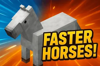 Faster and Better Horses Addon (1.21, 1.20) – MCPE/Bedrock Mod