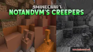 Notandvm's Creepers Resource Pack (1.21.1, 1.20.1) – Texture Pack