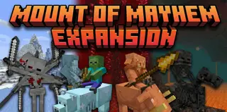 Mount Of Mayhem Expansion Addon (26.x, 1.21) – MCPE/Bedrock Mod