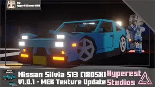 Nissan Silvia S13 Addon (1.21, 1.20) – MCPE/Bedrock Mod