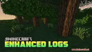 Enhanced Logs Resource Pack (1.21.1, 1.20.1) – Texture Pack