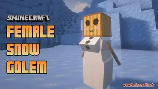 Female Snow Golem Resource Pack (1.21.1, 1.20.1) – Texture Pack
