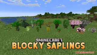 Blocky Saplings Resource Pack (1.21.1, 1.20.1) – Texture Pack
