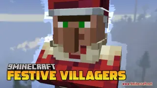 Festive Villagers Resource Pack (1.21.1, 1.20.1) – Texture Pack