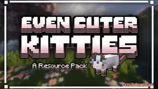 Even Cuter Kitties Resource Pack (1.21.1, 1.20.1) – Texture Pack