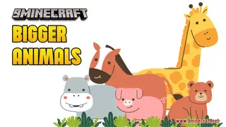 Bigger Animals Resource Pack (1.21.1, 1.20.1) – Texture Pack