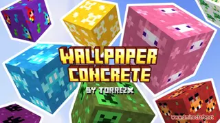 Wallpaper Concrete Resource Pack (1.21.1, 1.20.1) – Texture Pack