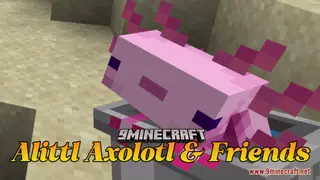 Alittl Axolotl & Friends Resource Pack (1.21.1, 1.20.1) – Texture Pack