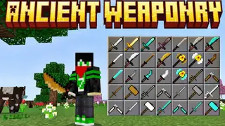 Ancient Weaponry Addon (1.21, 1.20) – MCPE/Bedrock Mod