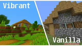 Vibrant Vanilla Resource Pack (1.21.1, 1.20.1) – Texture Pack