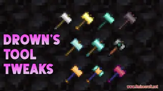 Drown's Tool Tweaks Resource Pack (1.21.1, 1.20.1) – Texture Pack