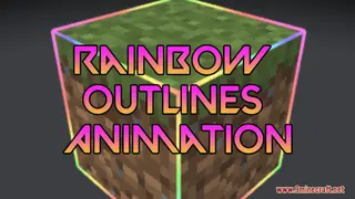 Rainbow Outlines Animation Resource Pack (1.21.1, 1.20.1) – Texture Pack