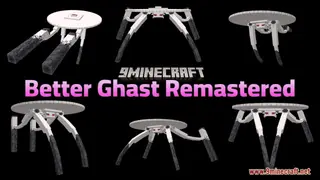 Better Ghast Remastered Resource Pack (1.21.1, 1.20.1) – Texture Pack