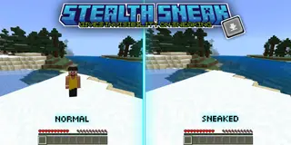 Stealth Sneak Addon (26.x, 1.21) – MCPE/Bedrock Mod