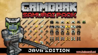 Kal's Grimdark Samurai Resource Pack (1.21.1, 1.20.1) – Texture Pack