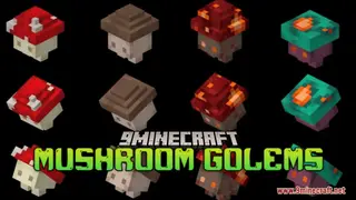Mushroom Golems Resource Pack (1.21.1, 1.20.1) – Texture Pack