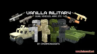 Vanilla Military Guns, Vehicles & Soldiers Resource Pack (1.21.1, 1.20.1) – Texture Pack