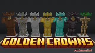 Golden Crowns Resource Pack (1.21.1, 1.20.1) – Texture Pack