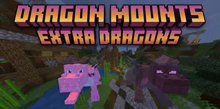 Dragon Mounts Extra Dragons Addon (26.x, 1.21) – MCPE/Bedrock Mod
