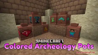 Colored Archeology Pots Resource Pack (1.21.1, 1.20.1) – Texture Pack