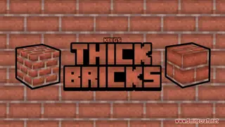 Keeg's Thick Bricks Resource Pack (1.21.1, 1.20.1) – Texture Pack