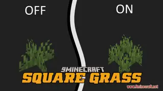 Square Grass Resource Pack (1.21.1, 1.20.1) – Texture Pack