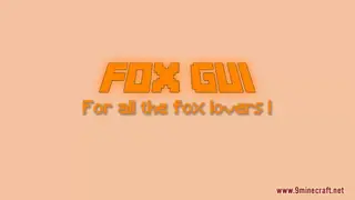 Fox Themed GUI Resource Pack (1.21.1, 1.20.1) – Texture Pack