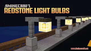 Redstone Light Bulbs Resource Pack (1.21.1, 1.20.1) – Texture Pack