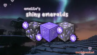 Amelila's Shiny Emeralds Resource Pack (1.21.1, 1.20.1) – Texture Pack