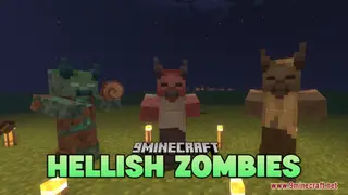 Hellish Zombies Resource Pack (1.21.1, 1.20.1) – Texture Pack