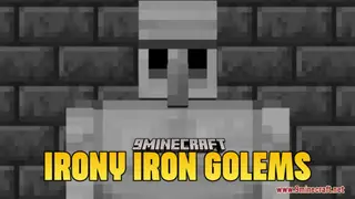 Irony Iron Golems Resource Pack (1.21.1, 1.20.1) – Texture Pack