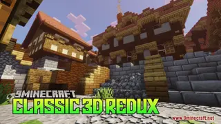 Classic 3D Redux Resource Pack (1.21.1, 1.20.1) – Texture Pack