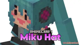 Miku Hat Resource Pack (1.21.1, 1.20.1) – Texture Pack